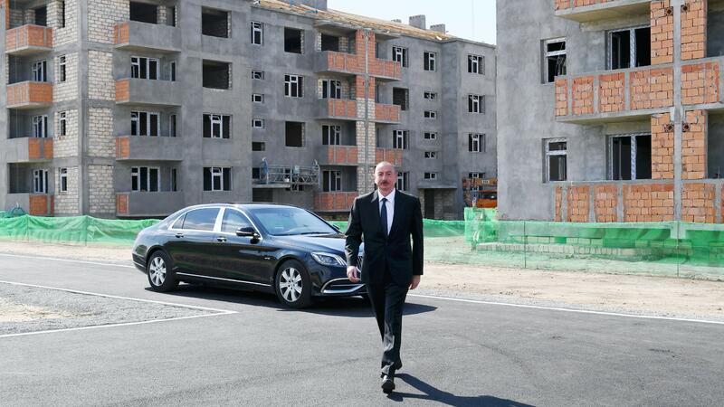 Prezident İlham Əliyev Samuxda səfərdədir - YENİLƏNDİ/FOTO