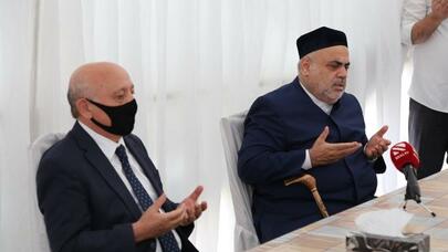 Allahşükür Paşazadə Polad Həşimovun kəndində - FOTO