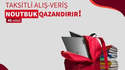 BirKart-la dərs ilinə hazırlaşın və noutbuk qazanın!
