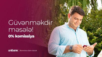"Unibank"dan biznes sahiblərinə payız hədiyyəsi: 3 təklifdən istədiyinizi seçin!