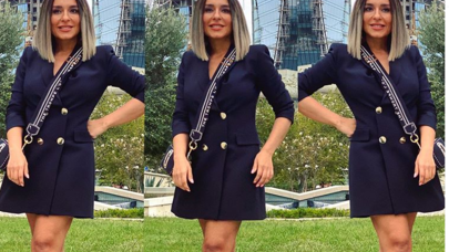 Xalq artisti qısa ətəyi ilə diqqət mərkəzində - FOTO