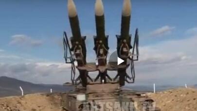 Ermənistanın daha bir zenit raket sistemi məhv edildi - VİDEO