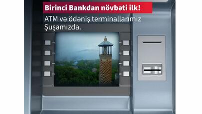 "Kapital Bank" Şuşada ilk bankomatını və ödəniş terminalını quraşdırdı
