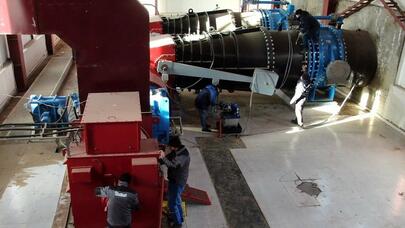 Laçındakı stansiya yenidən qurulur - VİDEO