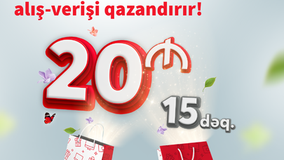 BirKart sahibləri taksit əməliyyatından 20 AZN hədiyyə qazanacaqlar