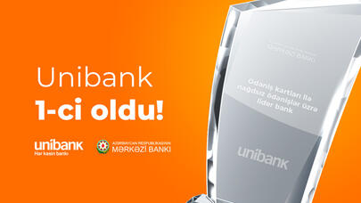 Ölkənin ödəniş kartları ilə nağdsız ödənişlər üzrə lider bankı məlum olub!
