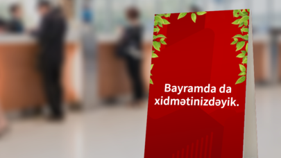 "Kapital Bank" bayram günləri xidmət göstərəcək