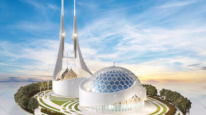 Şuşada yeni inşa olunacaq məscid belə olacaq - FOTO