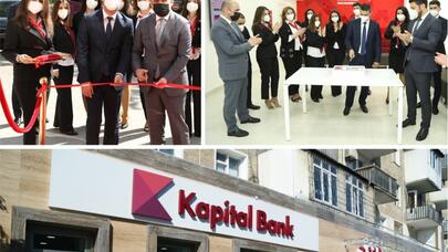 "Kapital Bank" yenilənən Nərimanov filialını istifadəyə verdi