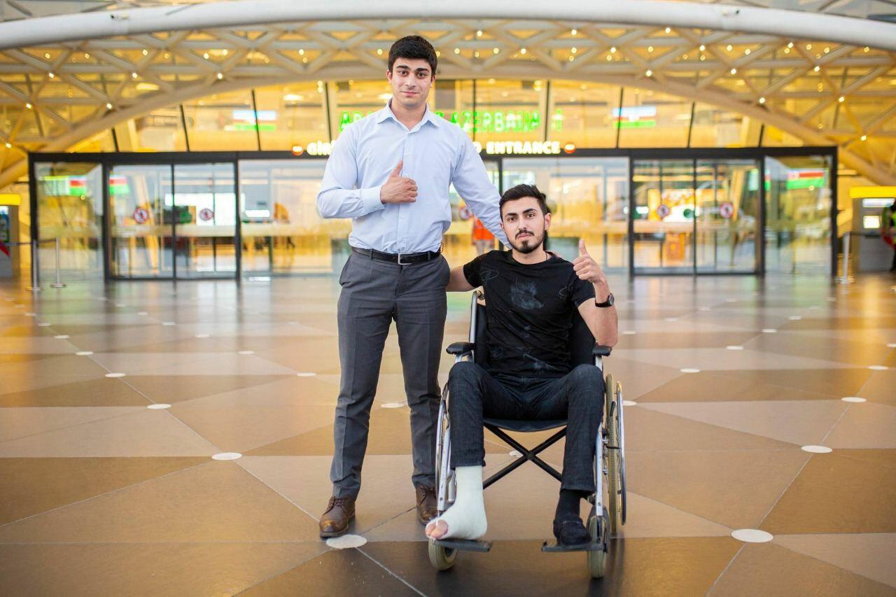 Türkiyəyə göndərilən daha 4 qazimiz sağalaraq geri döndü - FOTO 6 yashat fondu 280621 4