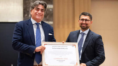 "Unibank"Qarabağ Dirçəliş Fonduna dəstəyinə görə sertifikat aldı