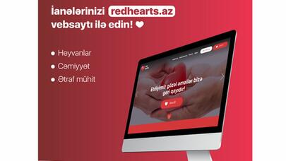 “Qırmızı ürəklər”in saytı təqdim edildi