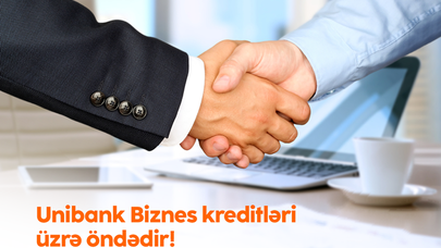 Unibank sahibkarlara verdiyi güzəştli biznes kreditlərinə görə lider banklardandır