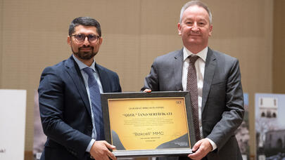 "Bakcell" Qarabağ Dirçəliş Fondunun “Qızıl” İanə sertifikatı ilə təltif edildi