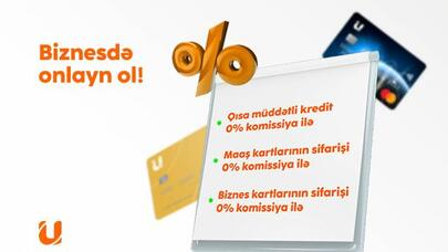 Unibank biznes üçün onlayn məhsulları komissiyasız etdi