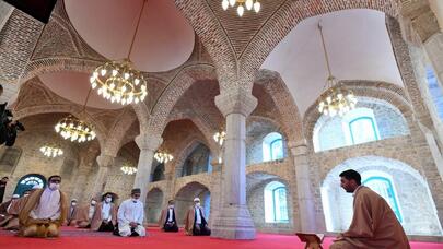 Şuşada bayram namazı qılındı