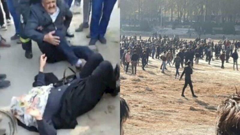 İranda toqquşma, 120 nəfər həbs edildi: ölənlər var - FOTO