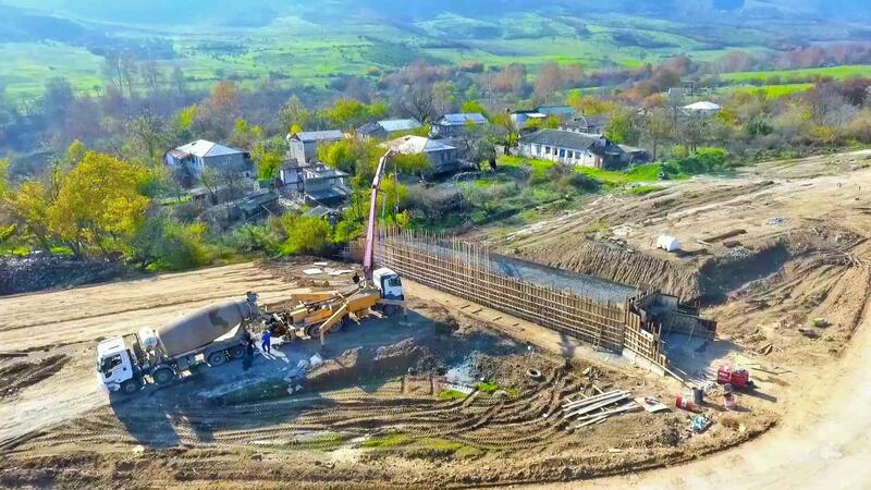 Şükürbəyli-Cəbrayıl-Hadrut yolu asfaltlanır - FOTO