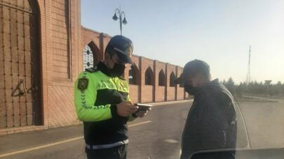 Yol polisi Samuxda reyd keçirdi