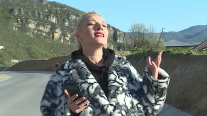 Gürcüstanlı müğənni Qarabağda "Sarı gəlin" mahnısını İFA ETDİ