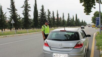 Polis reyd keçirdi, 21 sürücü cərimələndi - FOTO