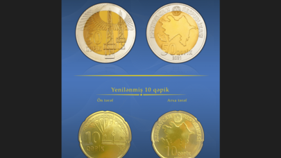 Təzə 10 və 50 qəpik gəldi - FOTO