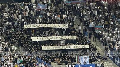 UEFA rədd etmişdi, “Qarabağ” azarkeşləri BU CÜR ANDI - VİDEO