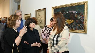 Lətafət Məmmədovanın "Rənglərin sirri" adlı fərdi sərgisi açıldı - FOTO