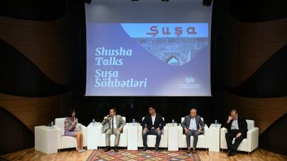 “Şuşa söhbətləri” adlı ekran əsərlərindən söz açıldı - FOTO