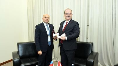 Anar Kərimov Serdar Çamla görüşdü - FOTO