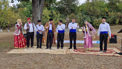 Şuşa Teatrı Şuşada yeni tamaşa ilə çıxış etdi - FOTO