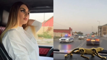 Şəbnəm Tovuzlu yol polislərini saymayıb "Galenvagen"lə qayda pozdu - VİDEO