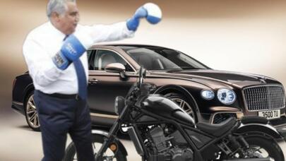 Yarım milyonluq "Bentley"i olan icra başçısının motosikleti də varmış - ŞOK İDDİA - VİDEO