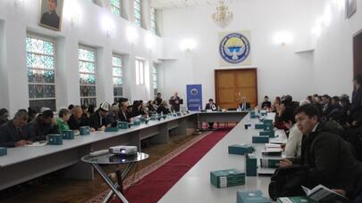 Feyziyevin elmi əsərləri Qırğızıstanda təqdim olundu