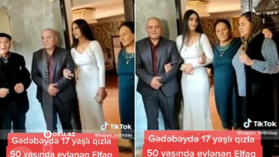 17 yaşlı qız 50 yaşlı kişiyə ərə verilir - VİDEO