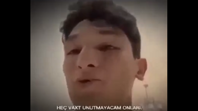 Dünən gecə öldürülən 18 yaşlı Nemətin təsirli - Videosu