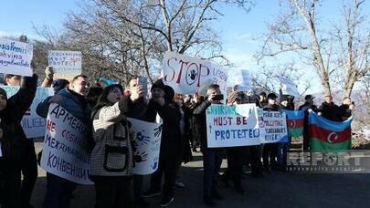 Xankəndi-Laçın yolunda etiraz aksiyasının 16-cı günü