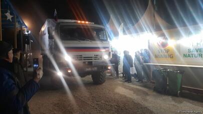 Sülhməramlıların avtomobilləri Laçın yolundan maneəsiz keçdi