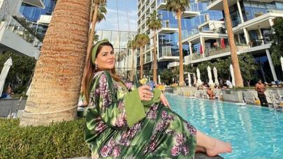 Xatun Dubayda belə poza verdi - Foto