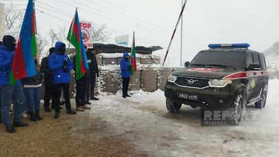 Xankəndi-Laçın yolunda sülhməramlıların daha bir avtomobili maneəsiz hərəkət edib