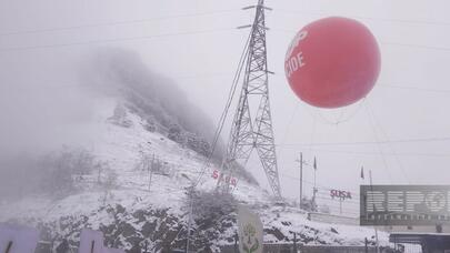 Aksiyaçılar təbiəti qorumağa çağıran hava şarı asdılar