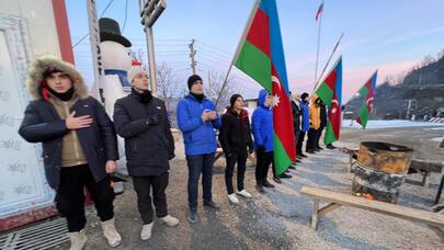 Xankəndi-Laçın yolunda aksiya 38 gündür davam edir