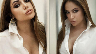 Nigar Camal sinə dekoltəsi ilə diqqət çəkdi - Foto