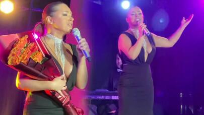 Sinə dekoltesi Xatirəyə çətin anlar yaşatdı - Video