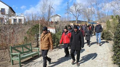 Beynəlxalq səyyahlar Laçında tikinti-quruculuq işləri ilə tanış oldular - YENİLƏNDİ