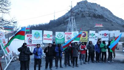 Laçın-Xankəndi yolunda etirazlar 56 gündür davam edir
