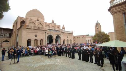 Molla rejiminin quduz siması: Xocalı soyqırımının anım vaxtı İranda ermənilərin anti-Azərbaycan mitinqi