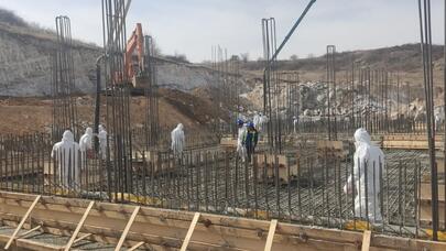 Şuşada yeni su anbarı tikilir – Foto