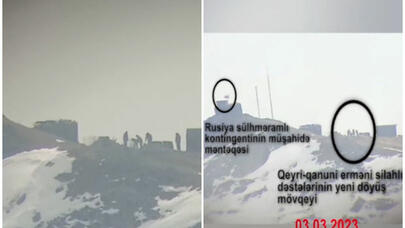 Qarabağdakı erməni quldurlar yeni döyüş mövqeləri yaradırlar - VİDEO