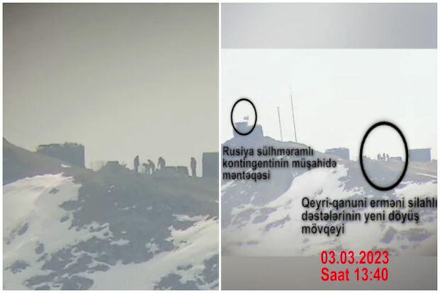 Qarabağdakı erməni quldurlar yeni döyüş mövqeləri yaradırlar - VİDEO